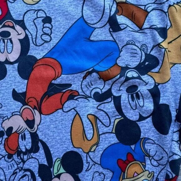 Disney Mickey Mouse Pluto Donald Duck Jogger Loungewear Sleep Pants SZ S #2150 - Picture 6 of 10